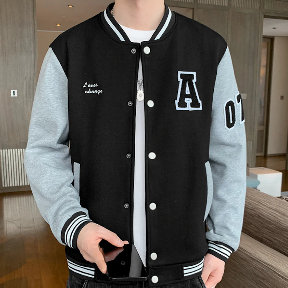 Men's College Baseball Varsity Jacket