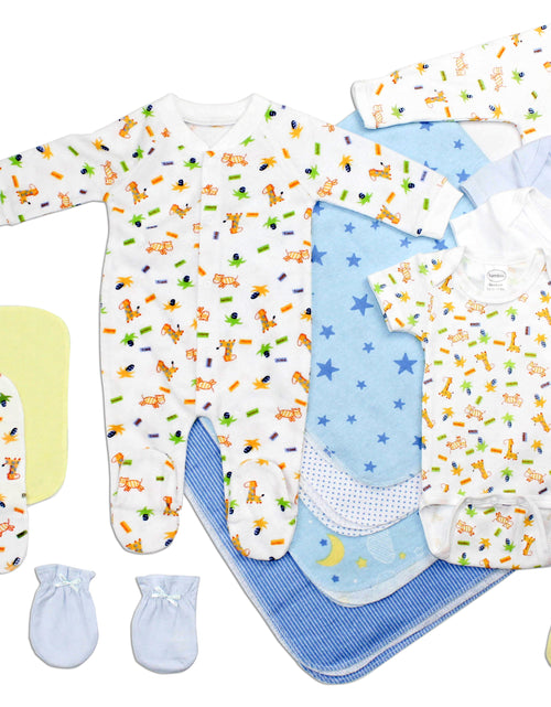Load image into Gallery viewer, Newborn Baby Boy 18 Pc Layette Baby Shower Gift
