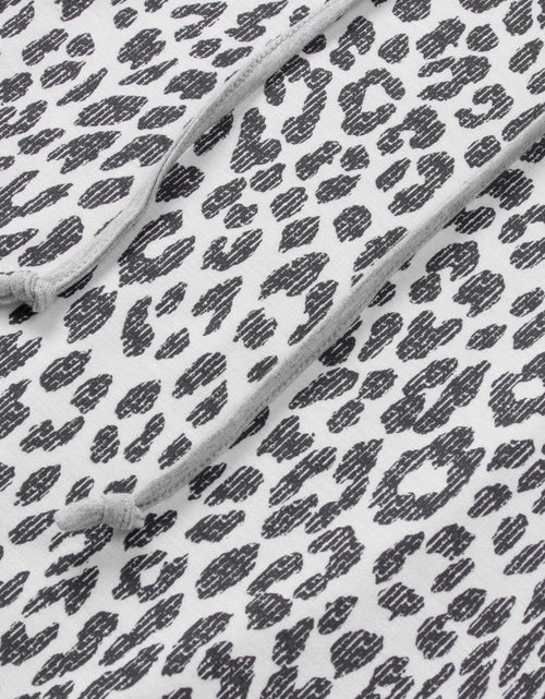 Load image into Gallery viewer, Leopard Raglan Sleeve Hoodie - Plus Size
