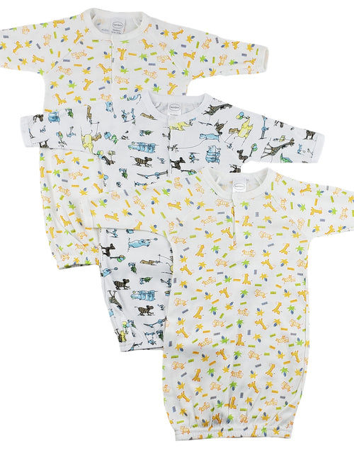 Load image into Gallery viewer, Infant Gowns - 3 Pack
