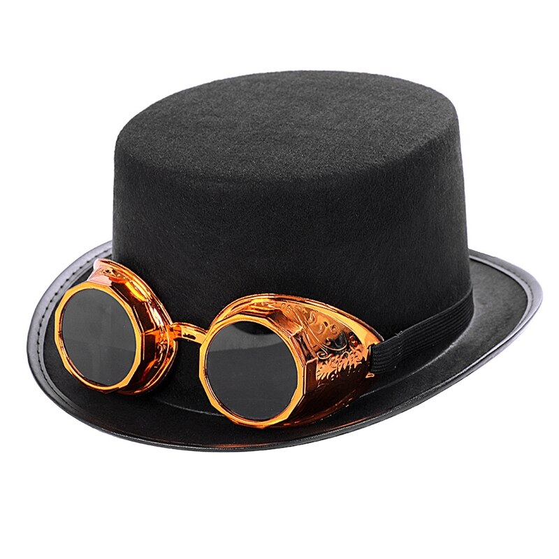 Steampunk Top Hat For Men Steampunk Men Hat Jazz Hat