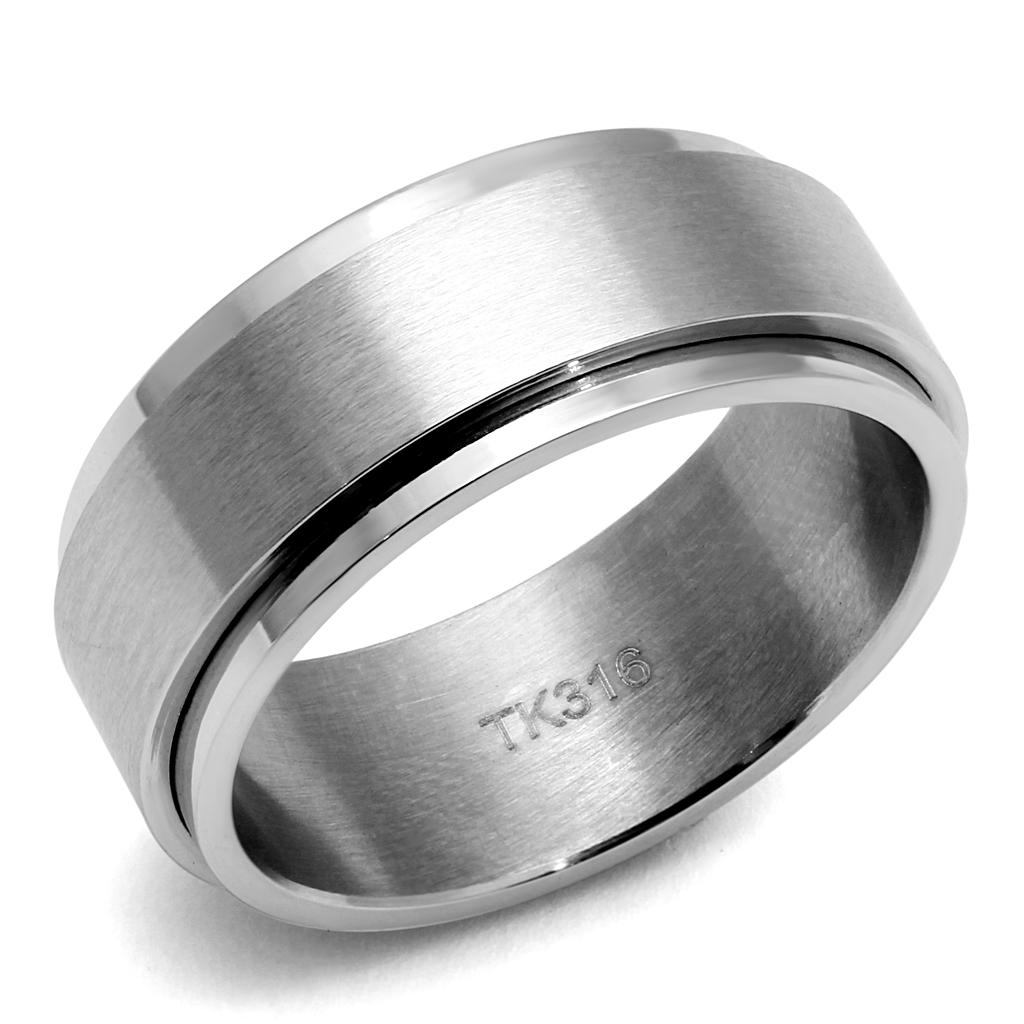 Men's Stainless Steel No Stone Rings