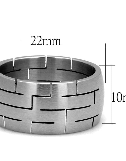 Load image into Gallery viewer, Men Stainless Steel No Stone Rings TK2920
