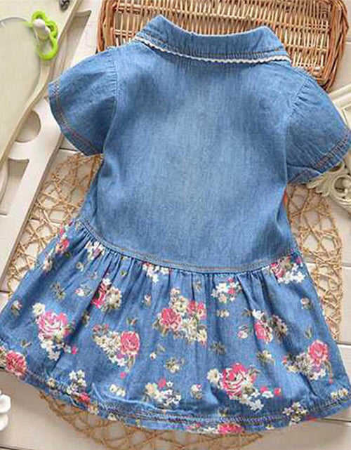 Load image into Gallery viewer, Toddler Baby Girls Dress Summer Clothes Floral
