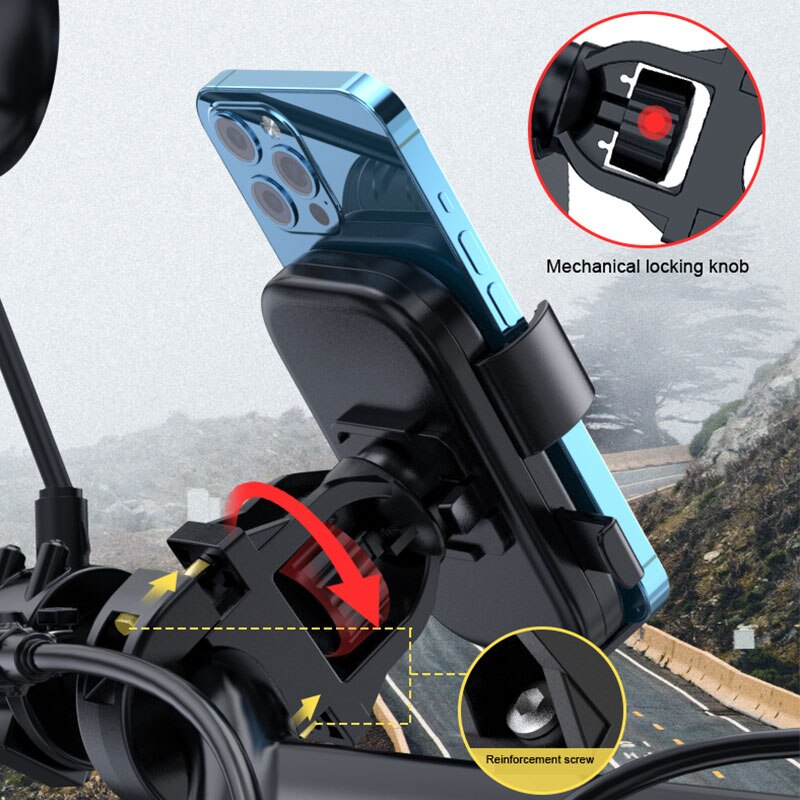 Mounted Holder for Mobile Phone