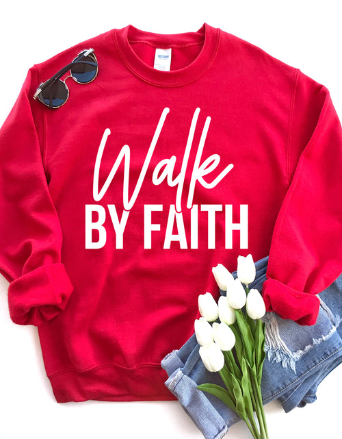 Load image into Gallery viewer, Walk By Faith Sweatshirt
