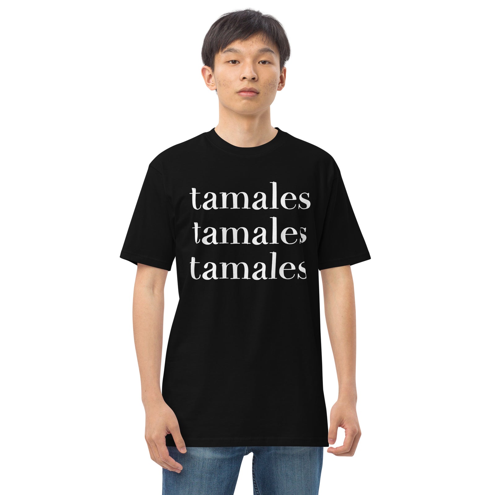 TAMALES TAMALES TAMALES - Men’s premium heavyweight tee