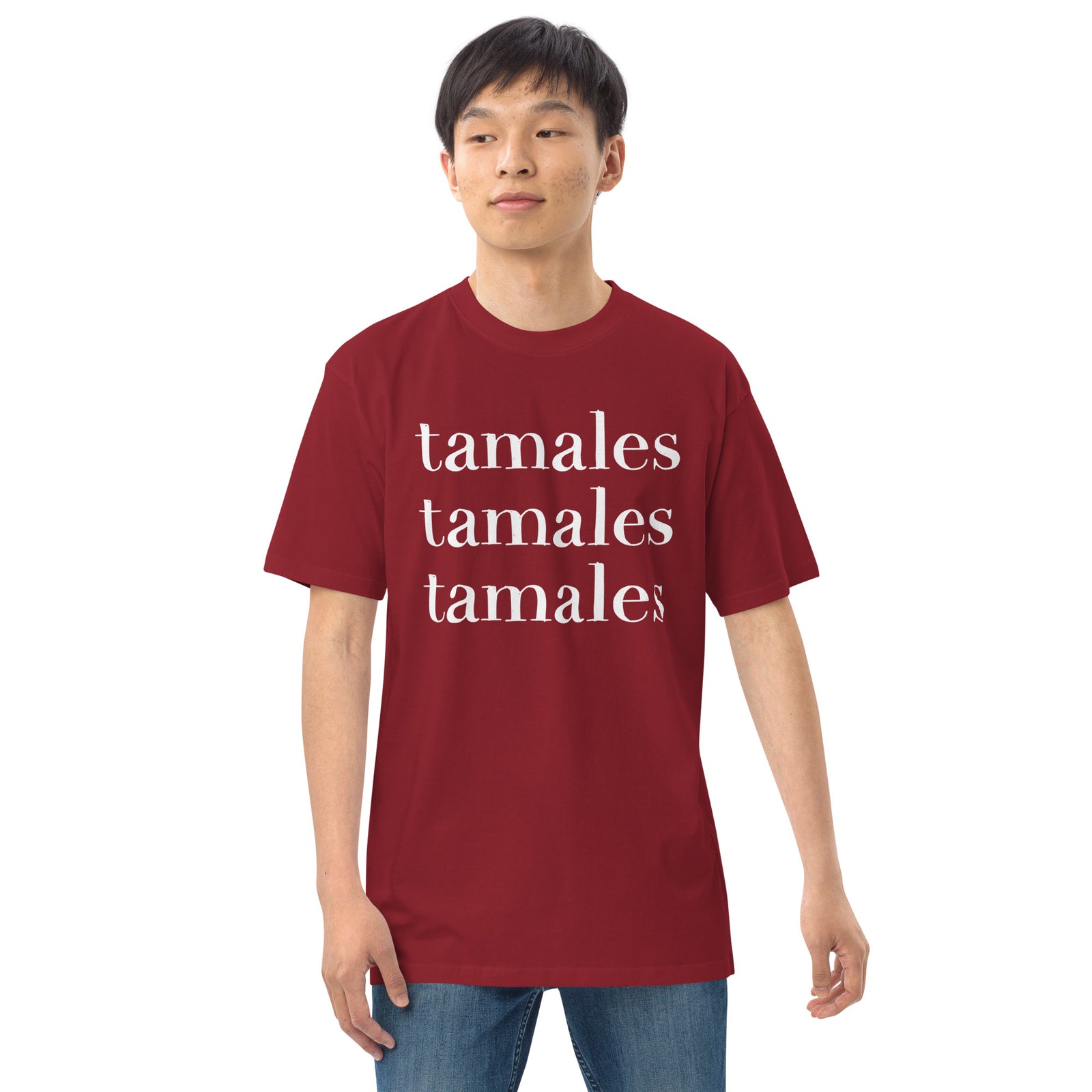 TAMALES TAMALES TAMALES - Men’s premium heavyweight tee