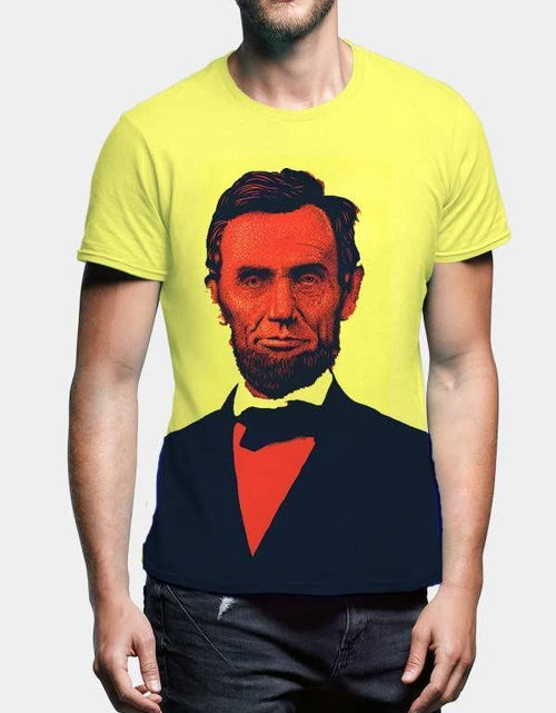 Load image into Gallery viewer, Abraham Lincoln Portrait T-Shirt
